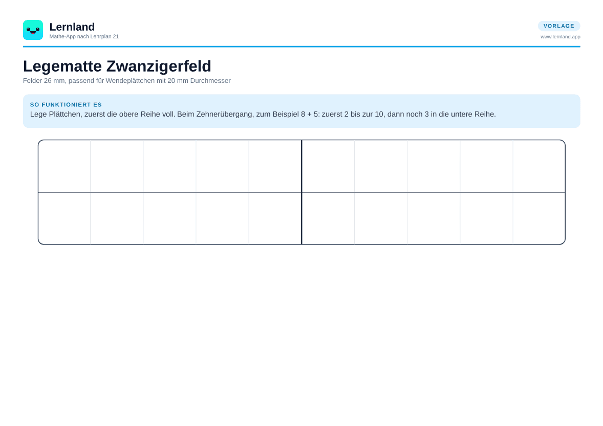 Vorschau Seite 3: Legematte